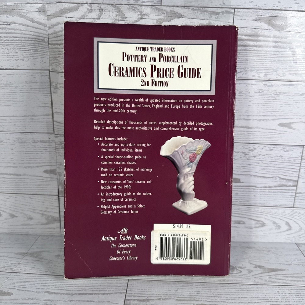 Pottery & Porcelain Ceramics Price Guide by Kyle Husfloen Paperback 2nd Edition - Picture 2 of 9